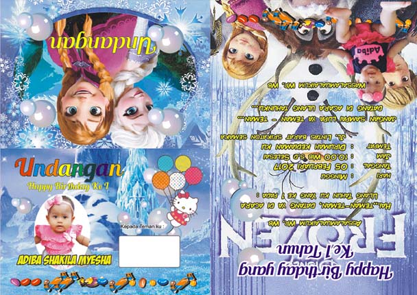 Siap Download Dan Edit Format Undangan Ultah Anak Kekinian Ruangan Baca