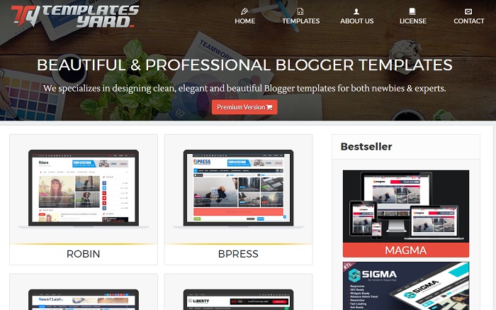 plantillas gratis para blogger templates Yard