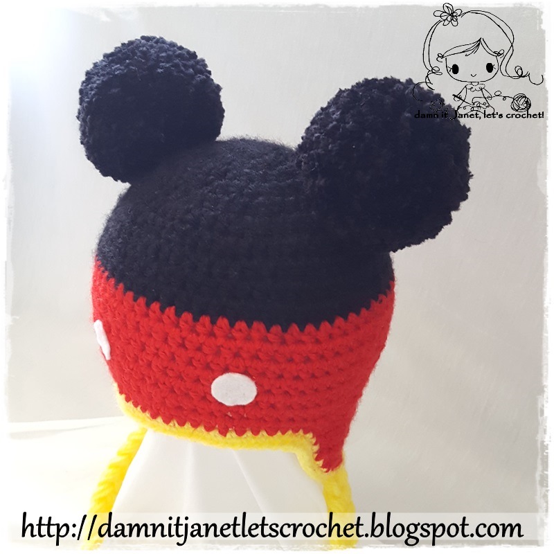 mickey mouse baby beanie