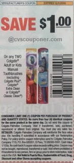 cvs couponers Colgate Manual Toothbrush insert coupon