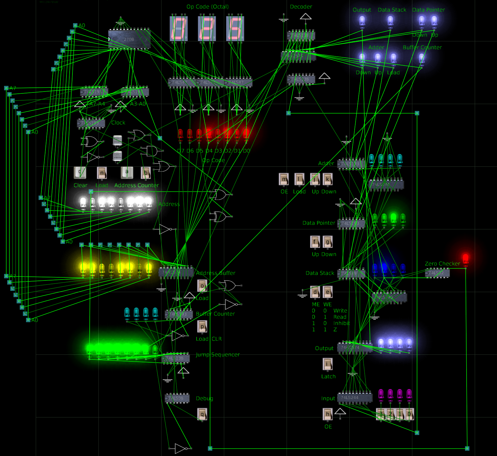 Joldosh's Electronics Projects: Brainfuck Microcontroller