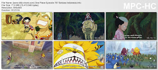 One Piece Episode 767 (Situasi yang Mencekam! Anjing, Kucing, dan Samurai!) Bahasa Indonesia