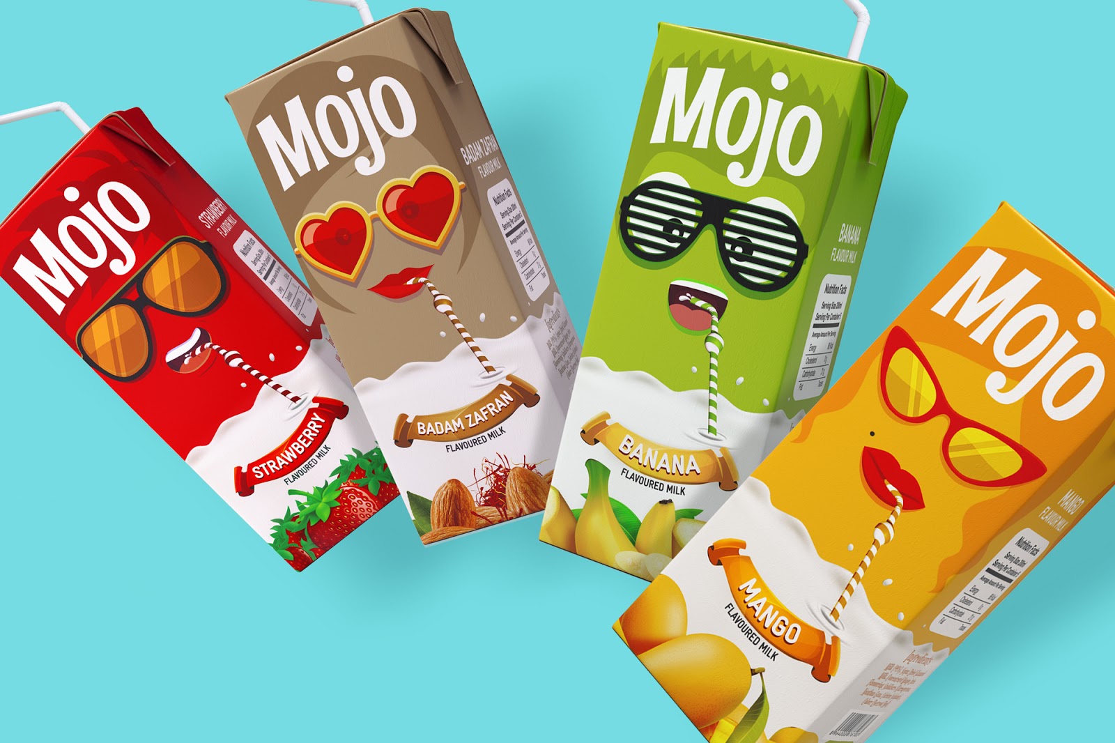 MOJO Flavoured Milk Packaging Of The World