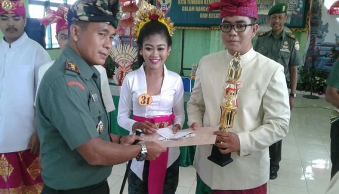 Lestarikan Seni Budaya Bali, TNI Gelar Lomba Tembang Geguritan