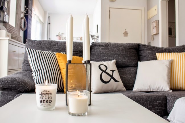 MI SALÓN en Blanco, Negro y Amarillo | Decoración