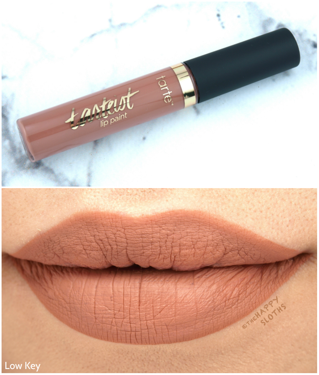 Tarte Tarteist Quick Dry Lip Paint in "Low Key": Review and Swatches