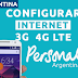 Configurar Internet APN 3G/4G LTE Personal Argentina 2021