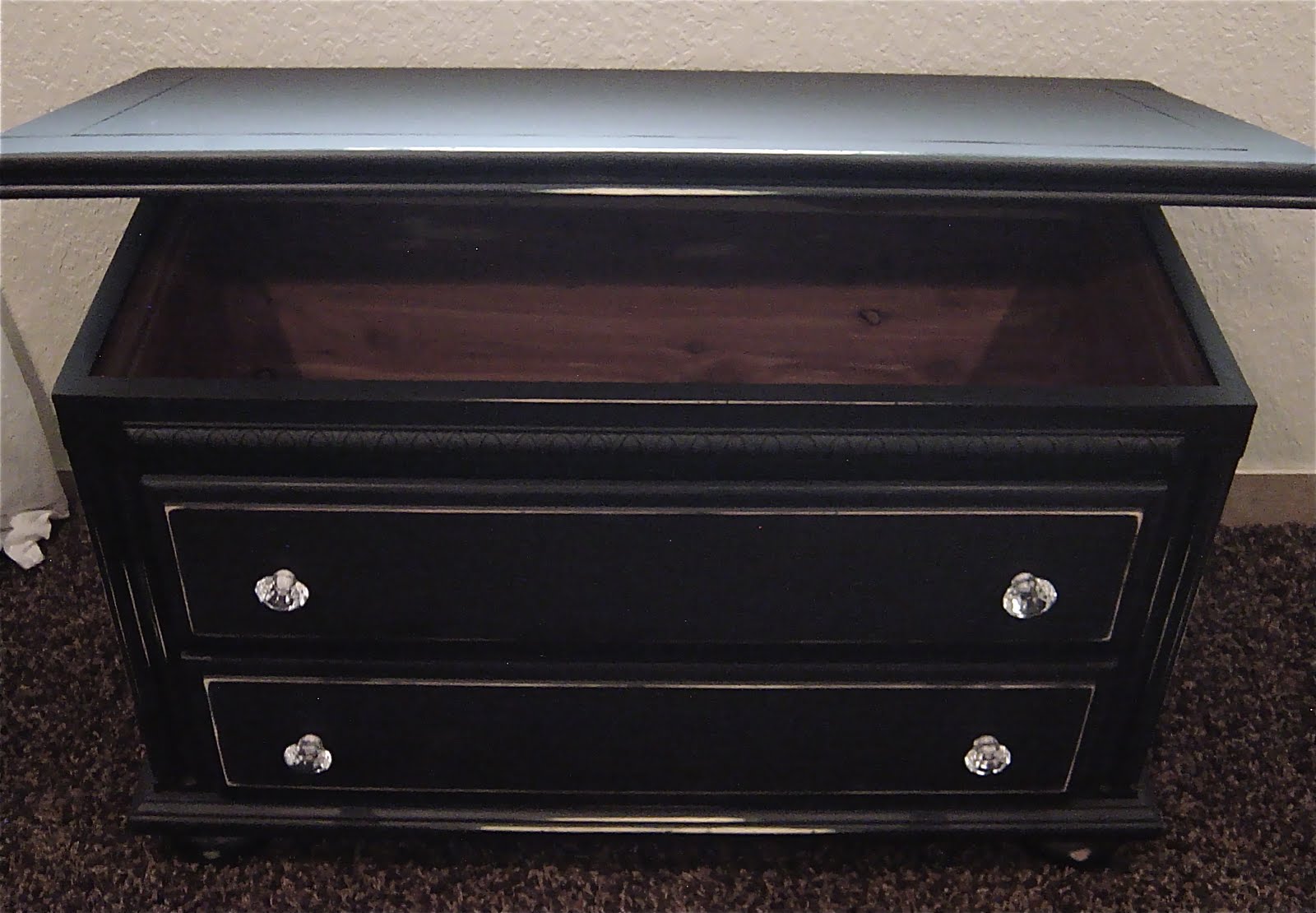 distressed toy box