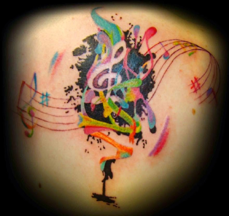Music Tattoos and Designs : Page 7