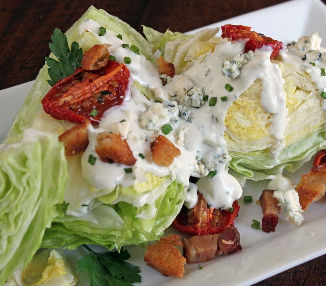 Scrumpdillyicious: Diane&amp;#39;s Iceberg Salad with Blue Cheese Dressing