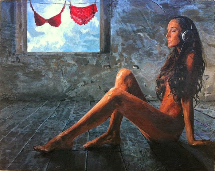 Акриловые картины в жанре ню. C. S. McNeil Акриловые картины в жанре ню. C. S. McNeil