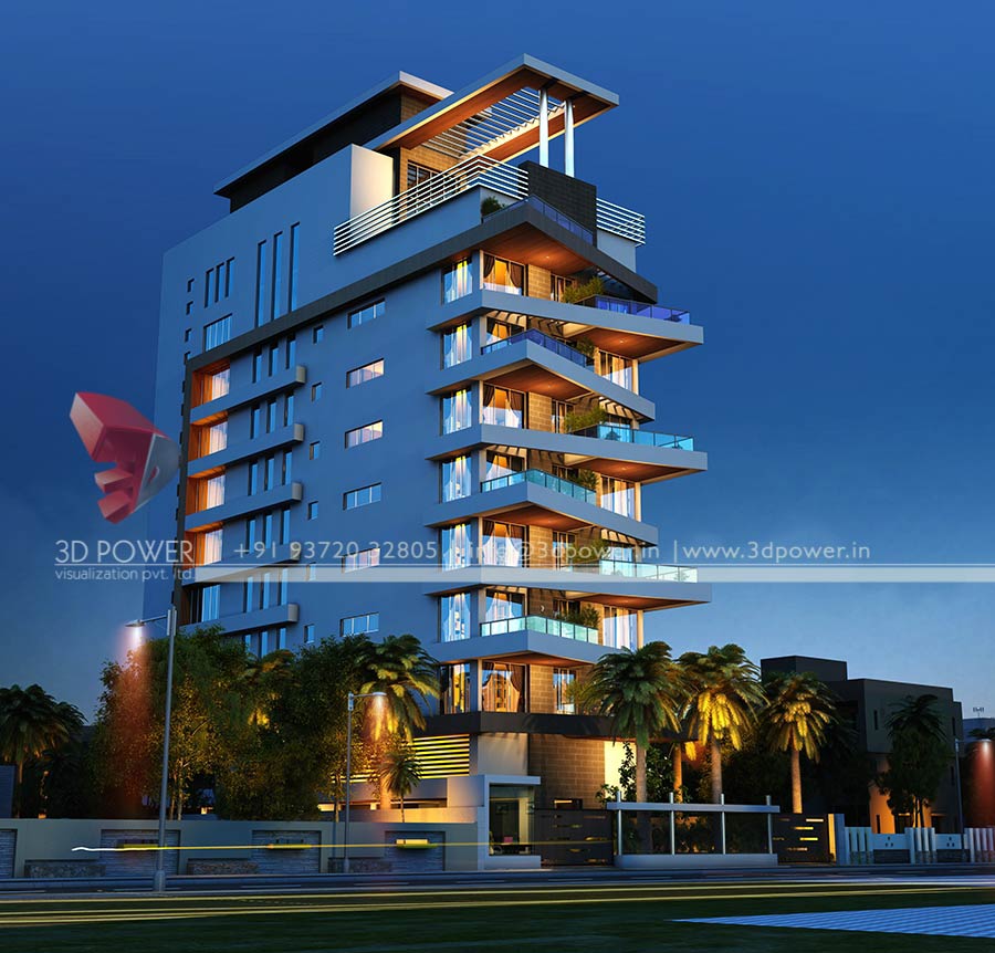 High Rise Apartment Design Exterior apartment rendering services High Rise Apartment Design Exterior apartment rendering services