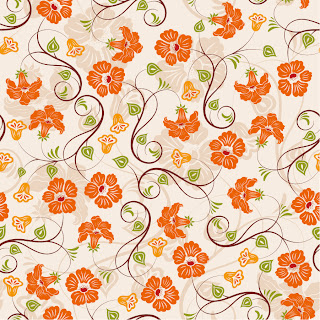 シームレスな花びらパターンの背景 petals pattern background イラスト素材