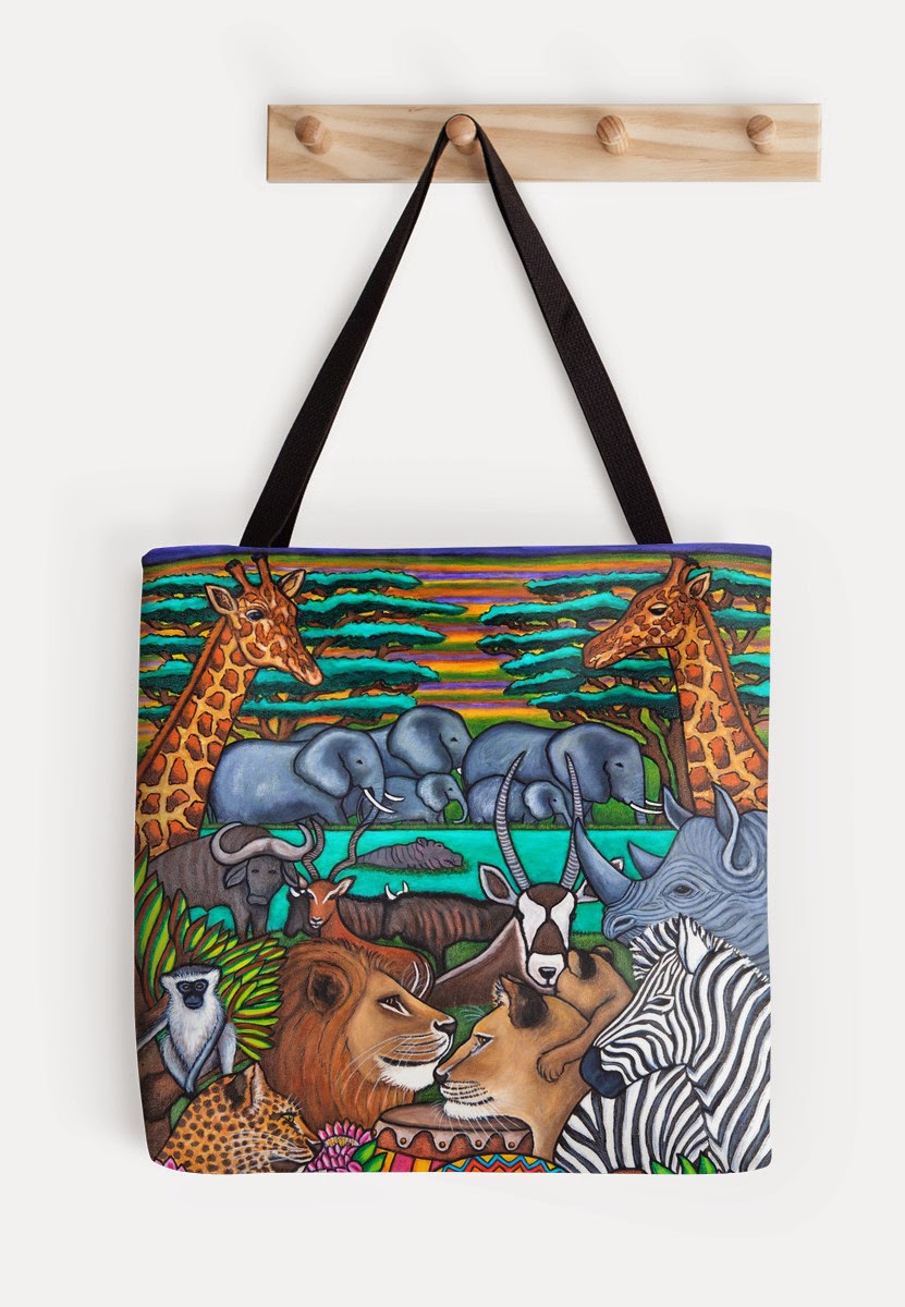 http://www.redbubble.com/people/lisalorenz/works/12103276-colours-of-africa?p=tote-bag&ref=artist_shop_grid
