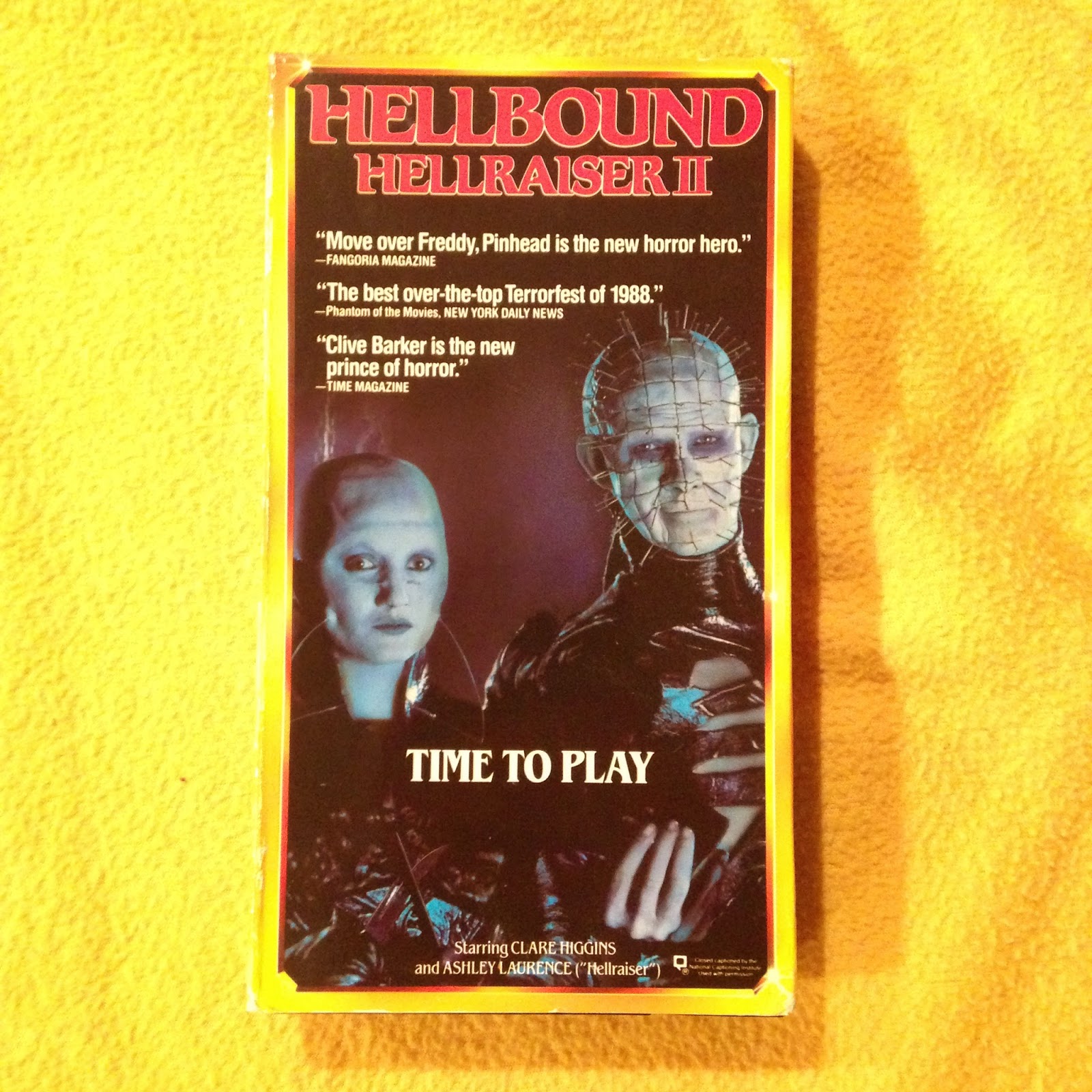 Hellbound Hellraiser 2 VHS