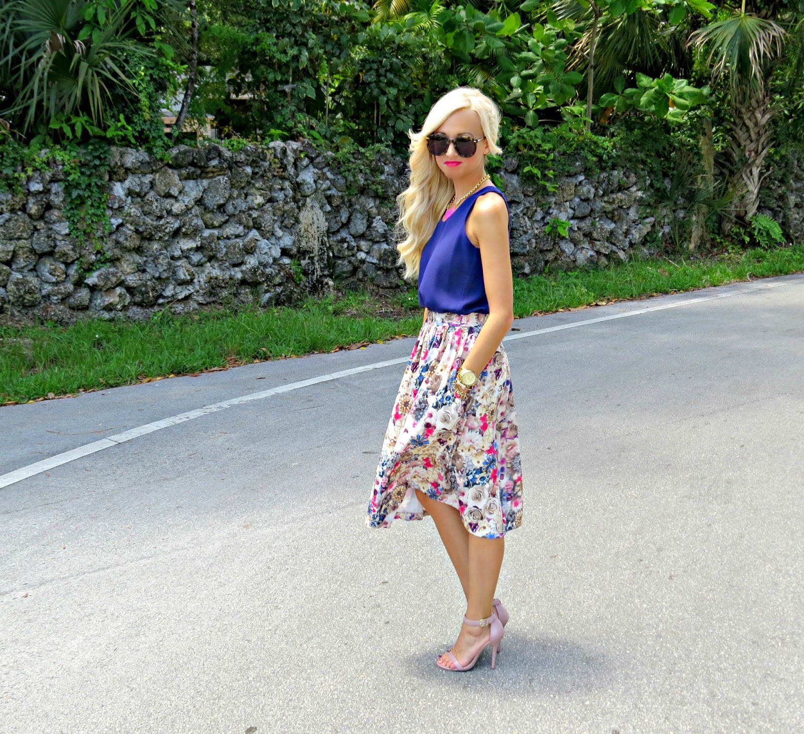 A Spoonful of Style: Midi Skirt and A Hair Tutorial