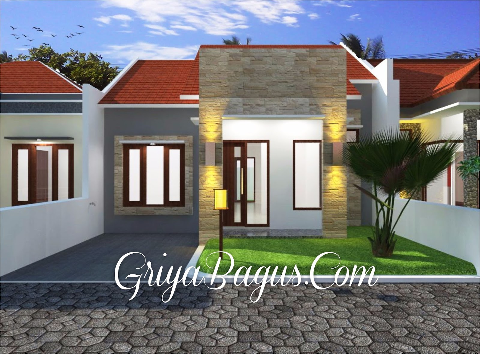Contoh Desain Rumah Minimalis Tipe 60 112 M2 Di Yogyakarta Kavling