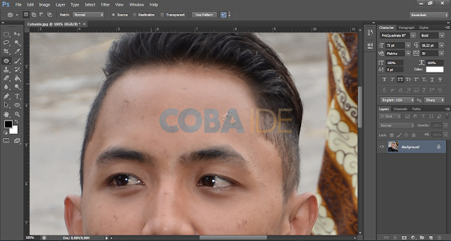 cara menghilangkan jerawat di foto dengan photoshop cara menghilangkan jerawat pada foto menggunakan photoshop