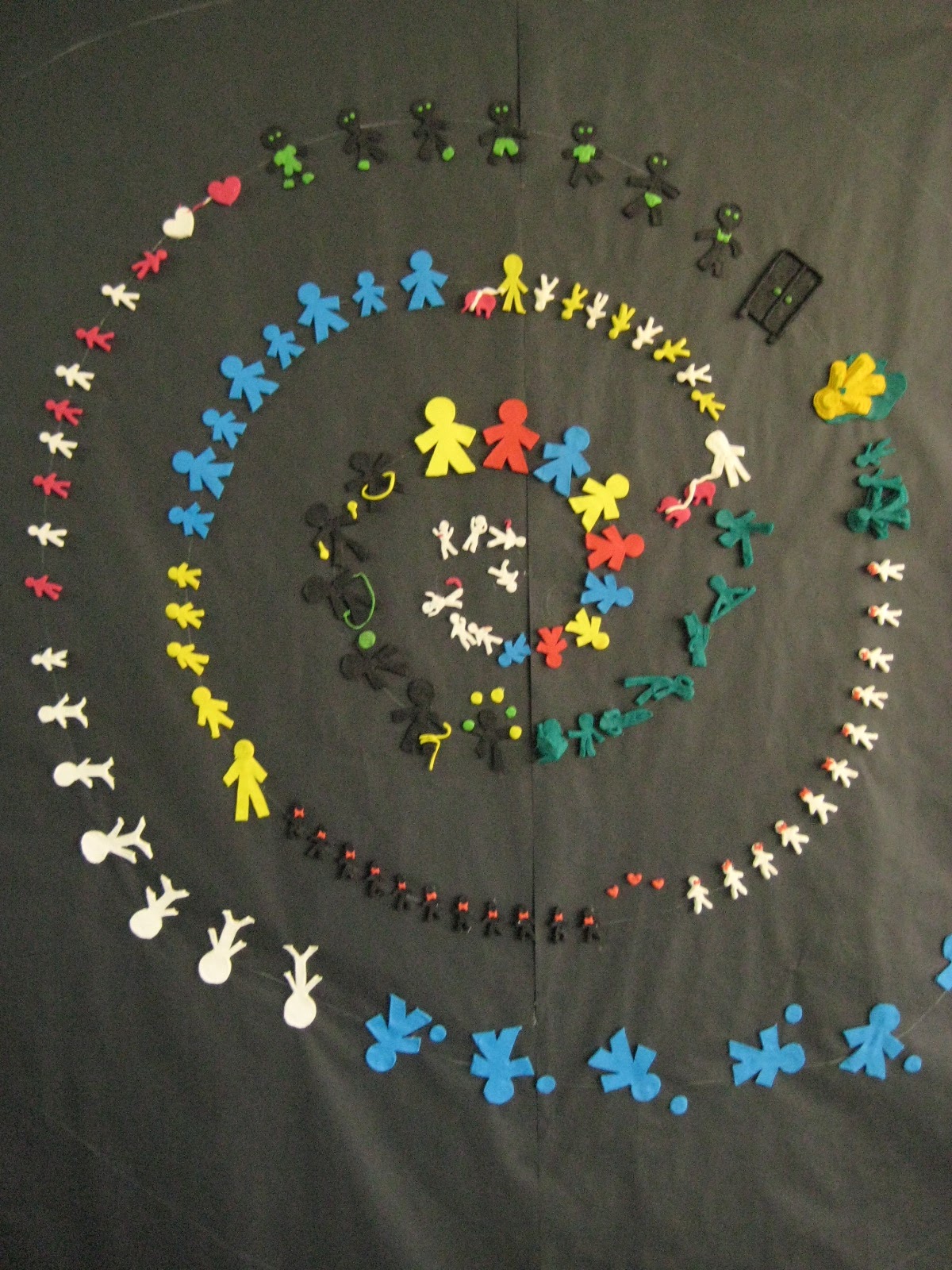 Azul turquesa bitácora de Teresa: Ritmo visual en 3'ESO.