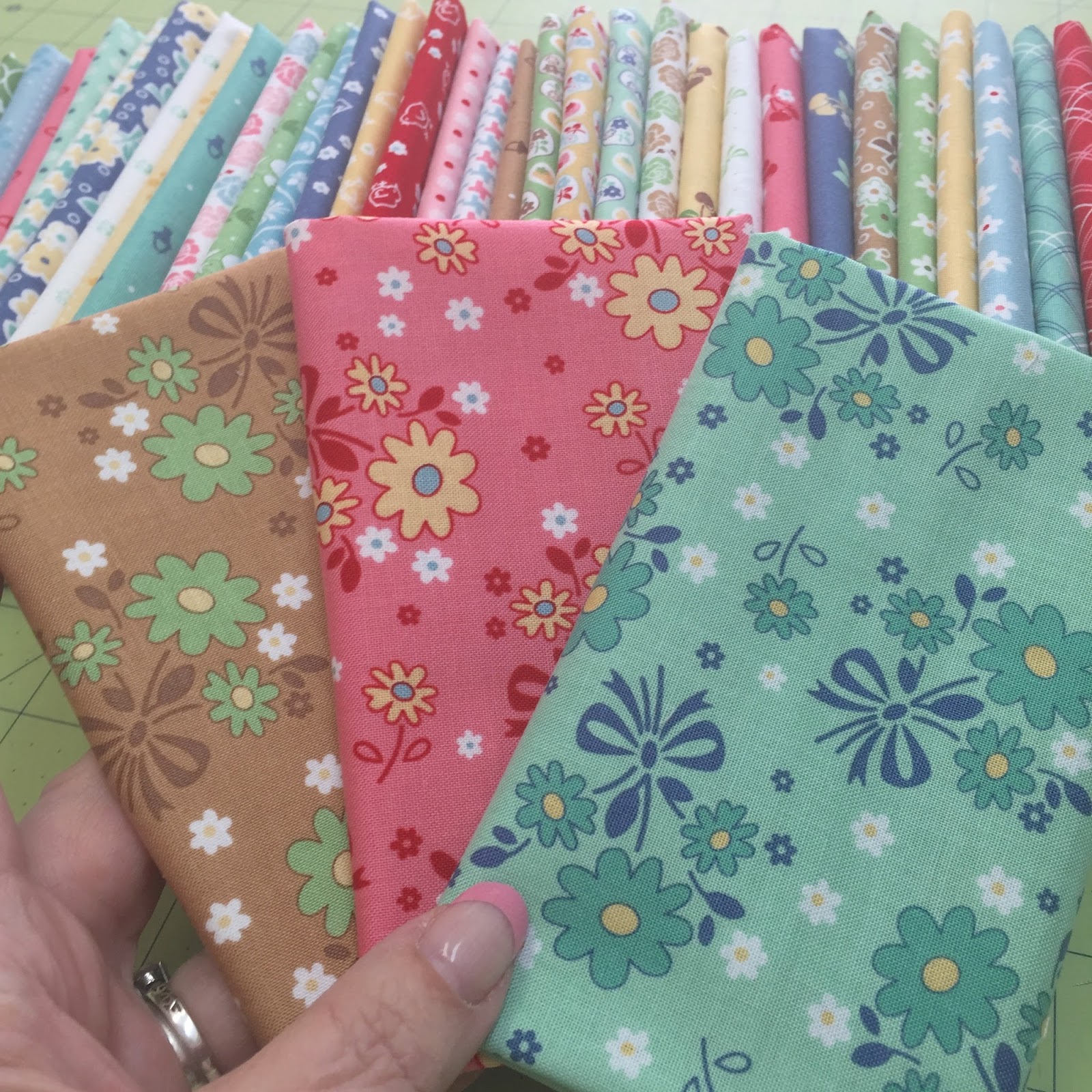 Bee In My Calico Days Fabric is Here and Getting Ready for the BLOOM Sew Along!!!