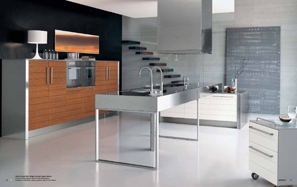 Modern Stainless Steel Kitchen Designs Flexible