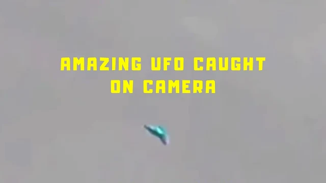 This is a very very unusual UFO sighting.