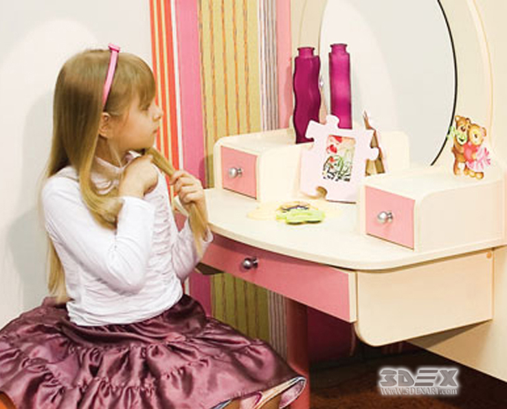 kids room dressing table
