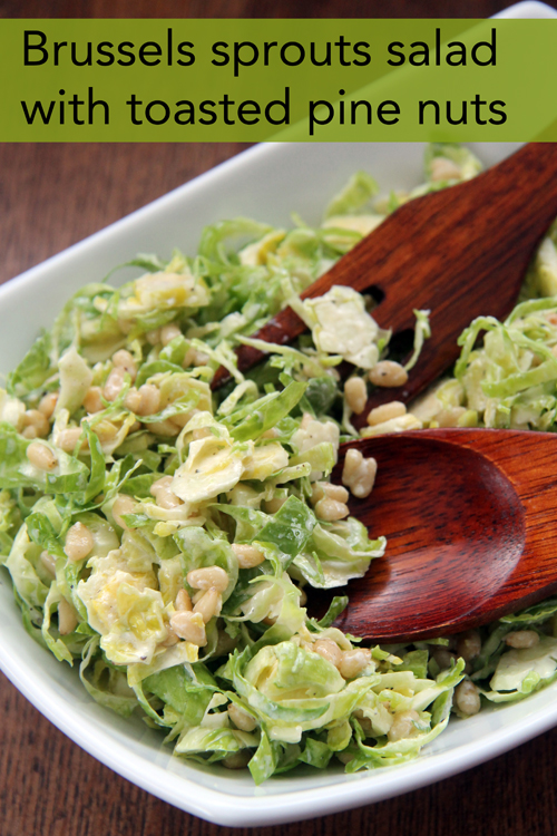 A Less Processed Life What's For Lunch Brussels Sprouts Salad with