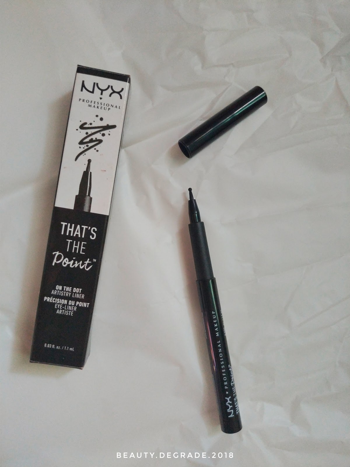 NYX That's The Point On The Dot Eyeliner Review Beauty Dégradé