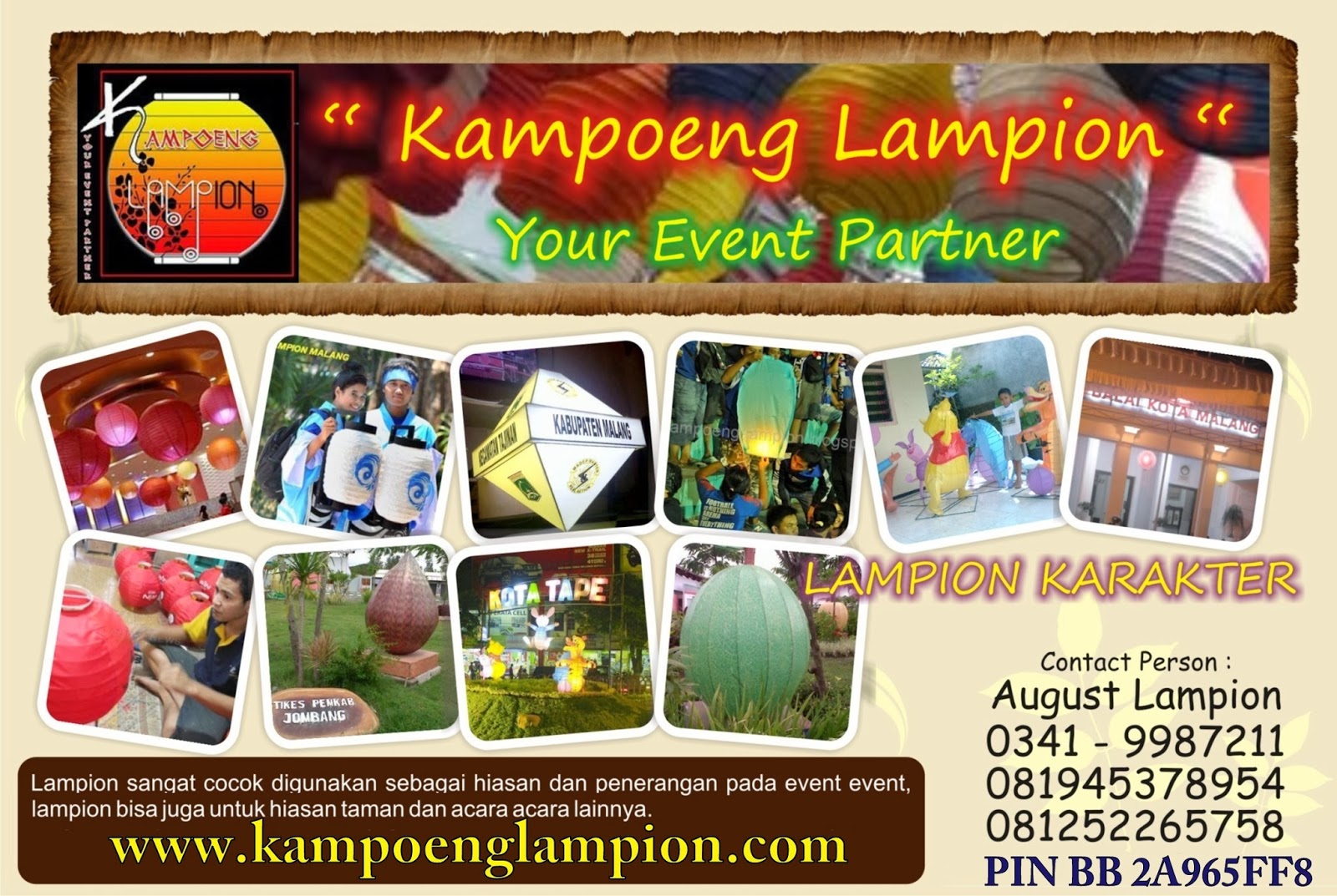 "Kampoeng Lampion™" pembuat Lampion di kota Malang
