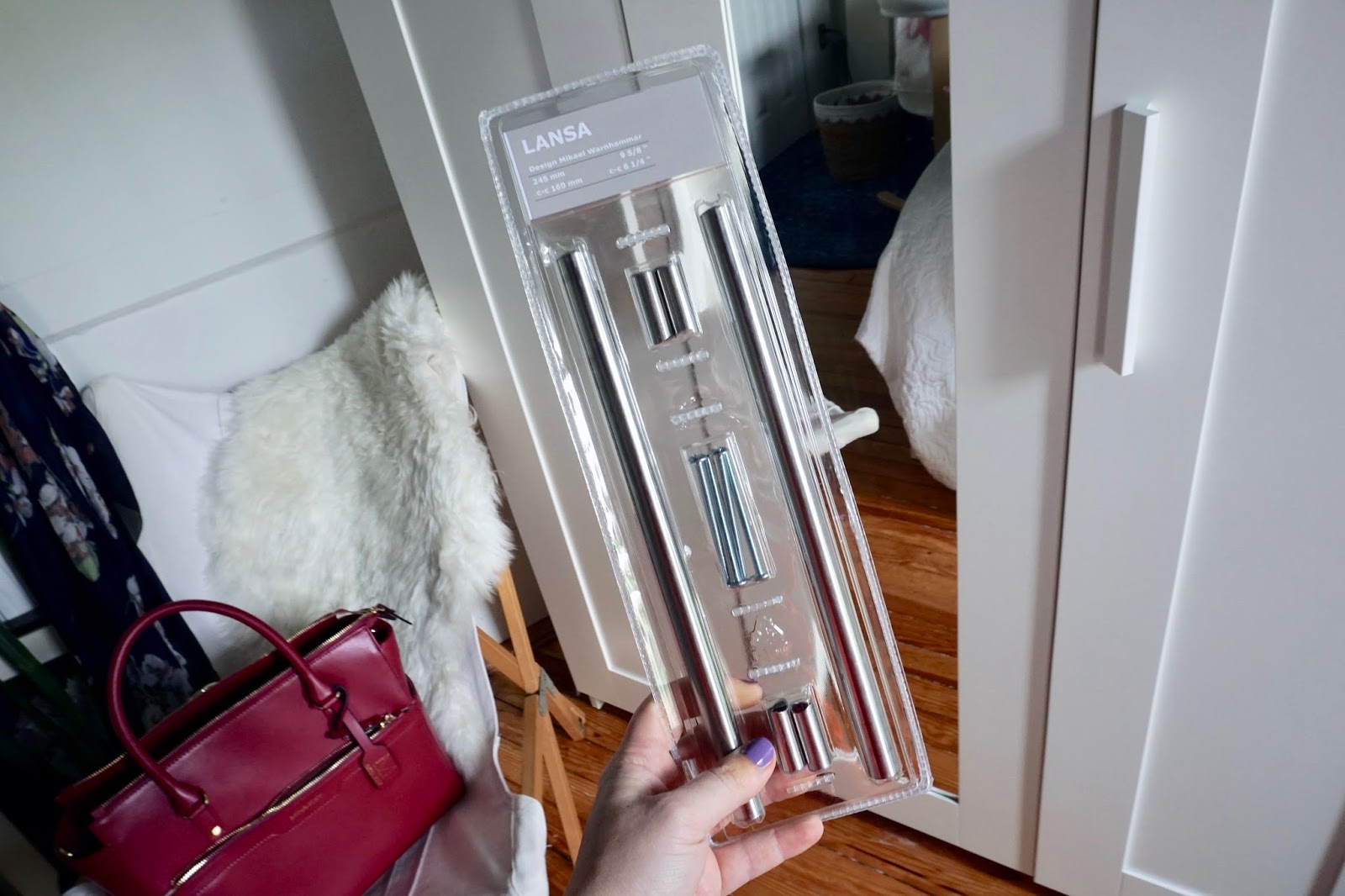 DIY Ikea Brimnes Wardrobe Handle Upgrade TfDiaries By Megan Zietz