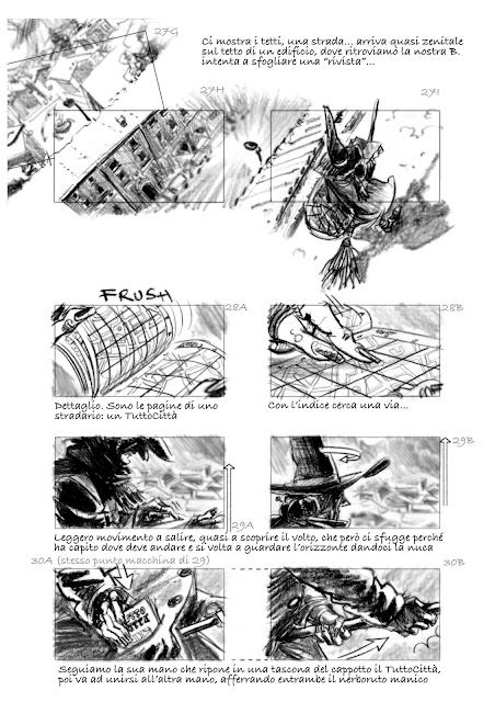 #storyboard La befana vien di notte