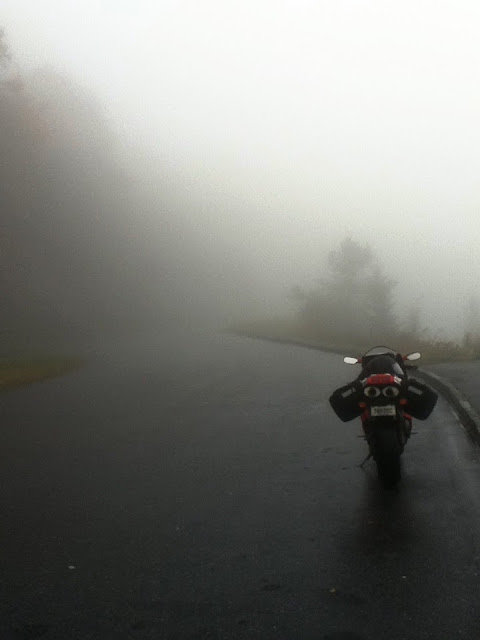 Fog in the Blue Ridge Parkway