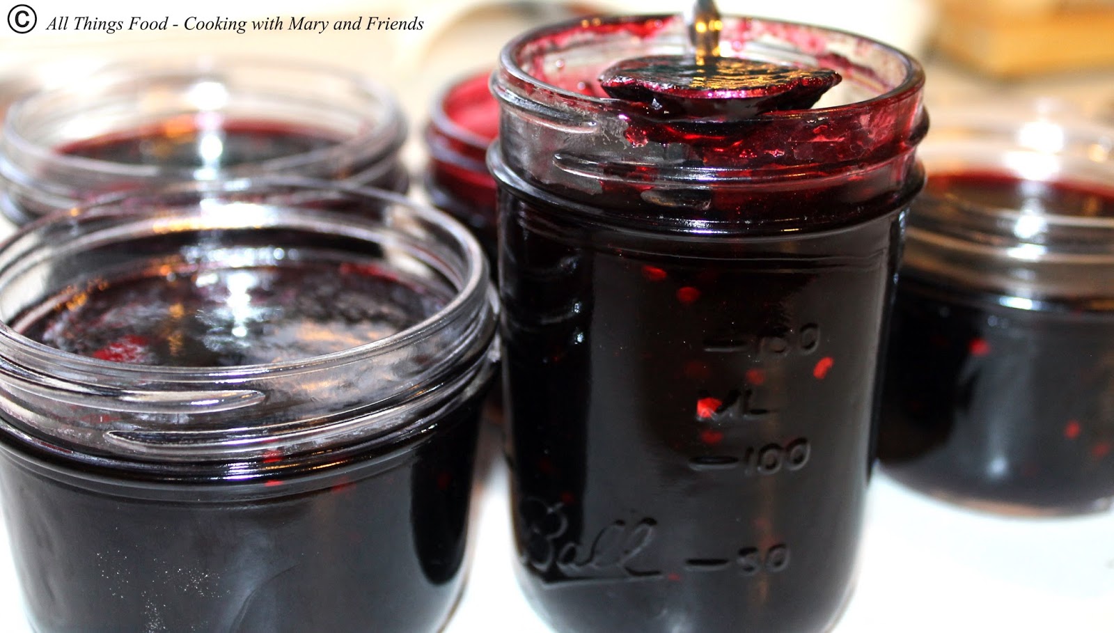 Cooking With Mary and Friends Spicy Blackberry Merlot Jam