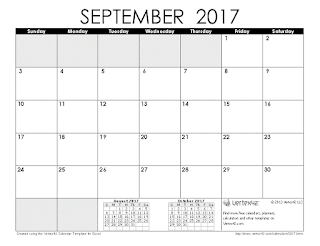 Free Printable Calendar September