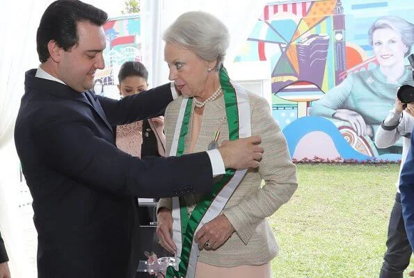 Princess Benedikte visited Curitiba city in the Brazilian state of Parana to open the headquarters of the Princess Benedikte Institute