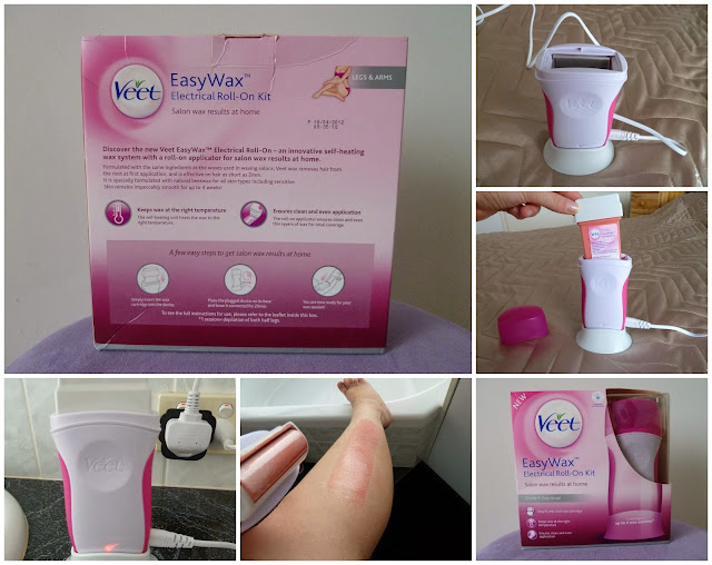 Australian Beauty Review Veet Easy Wax Electrical Rollon kit Review