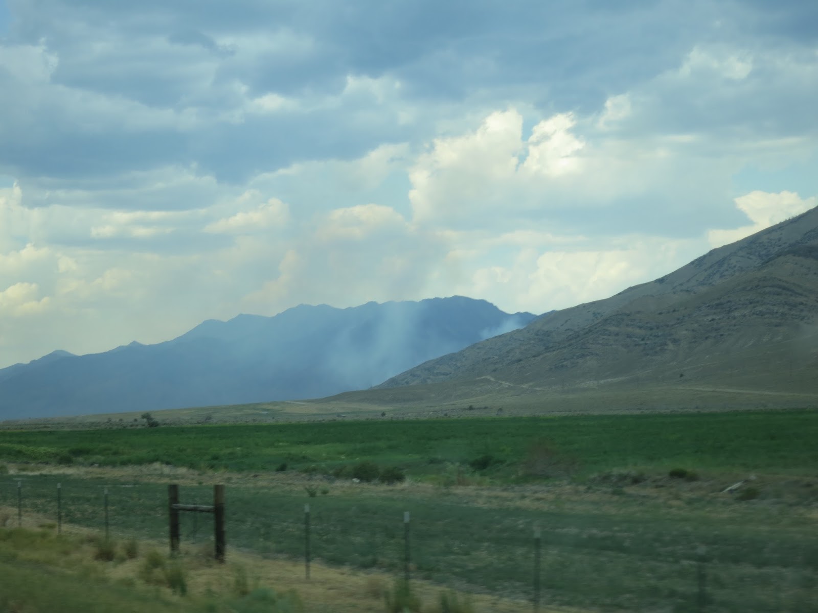 Mackay, Idaho 83251 Fire Above Moore, Idaho Just South of King