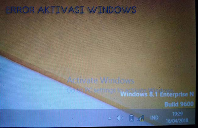 cara windows activate tanpa product key
