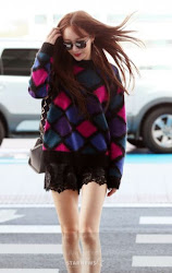 hani honey sweet looking coloured candy exid incheon heading dazed korea photoshoot airport seen paris magazine