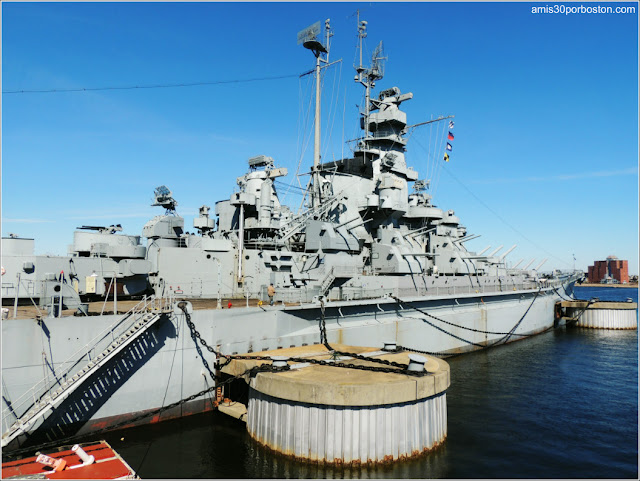 USS Massachusetts en el Museo de Battleship Cove 