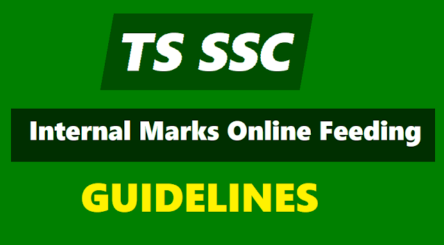 TS SSC 2019 internal marks online feeding at www.bse.telangana.gov.in ts ssc internal marks online feeding at bsetelangana.org,instructions,guidelines,procedure for working out the formative tests fas marks,co-curricular tests,online feeding of internal marks
