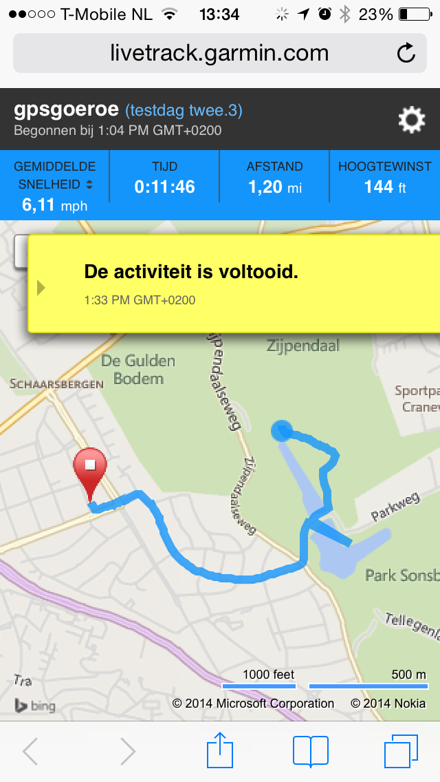 GPS User Solutions. Garmin Edge 1000 test, de update!