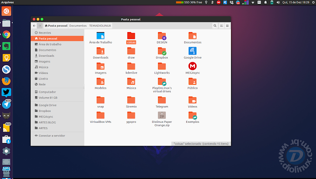 Diolinux Paper Orange, um novo e moderno tema para o seu Ubuntu com Unity  Diolinux%2BPaper%2BOrange