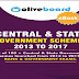 Central & State All Government Scheme 2013-2017 For Competitive Exams