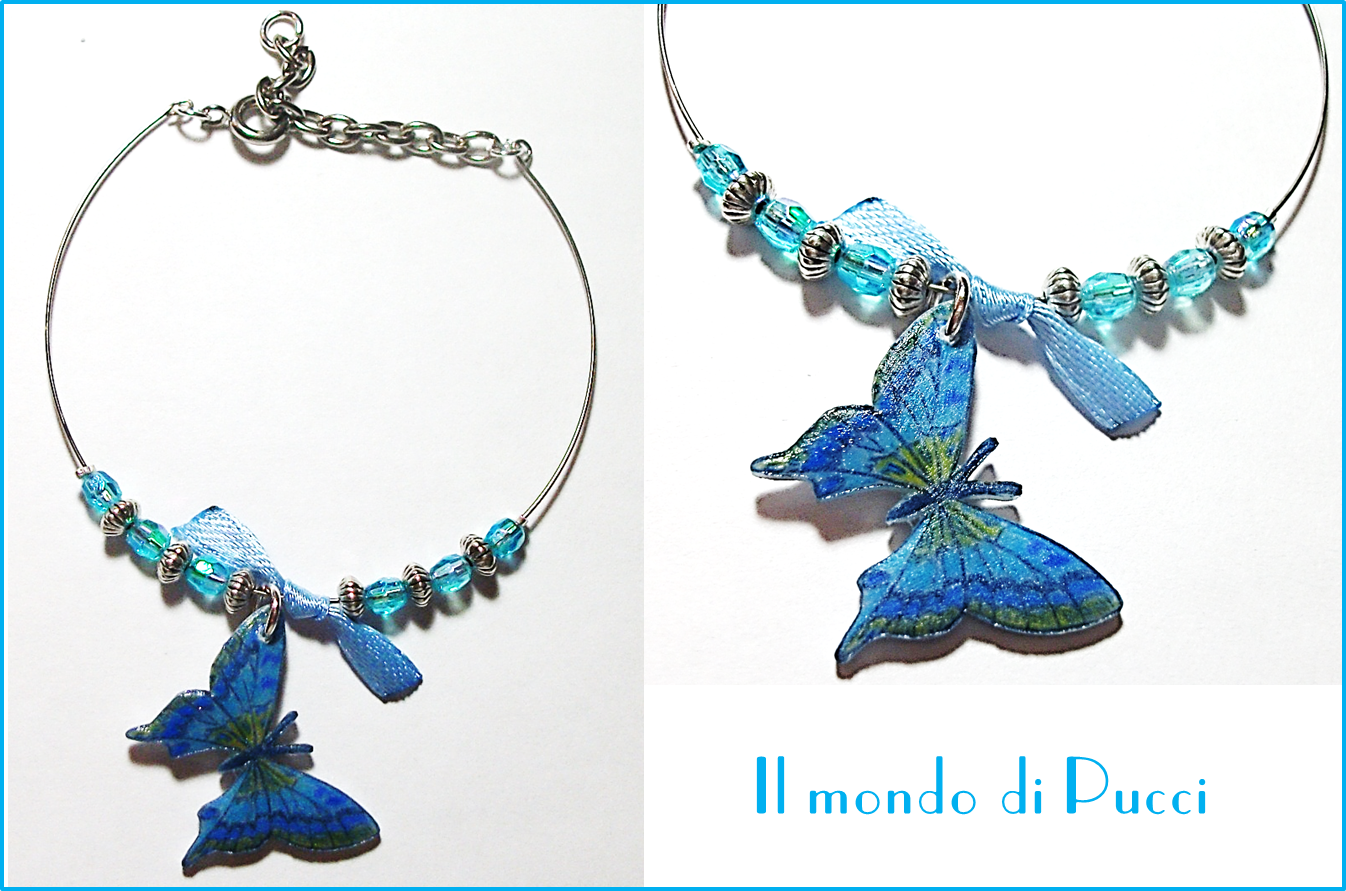 Forever Queen Braccialetto Farfalla In Argento Sterling S925