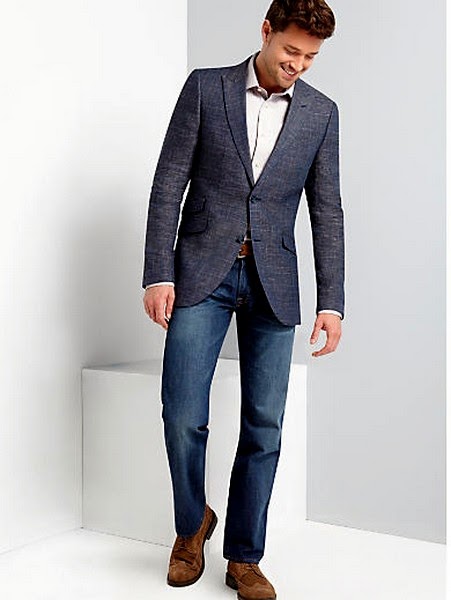 Latest Styles of Sports Coat with Jeans- New Combination of Coat-Jeans ...