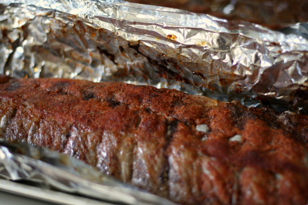 ribs out of oven