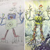 Ilustrador francês continua a transformar os desenhos de seu filho em personagens malvados