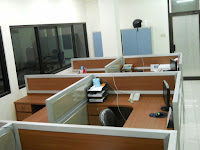 cubicle workstation meja partisi kantor